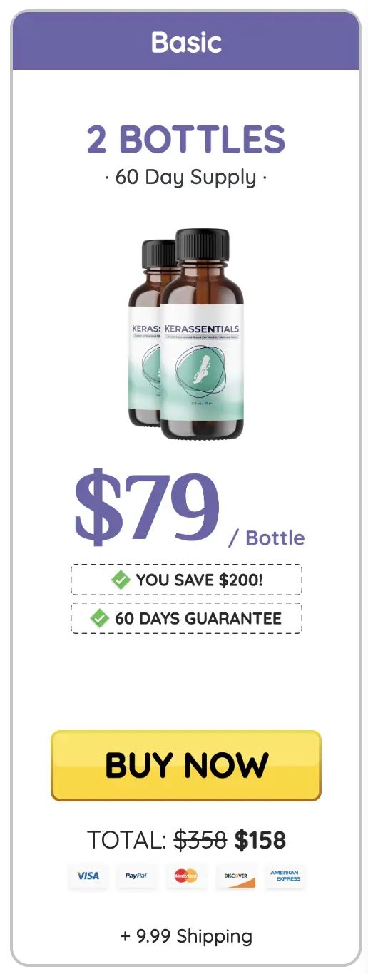 Kerassentials single bottle purchase option